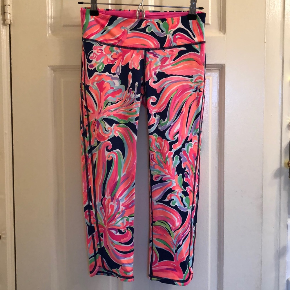 Lilly Pulitzer Luxletic Leggings Banana Flambé
